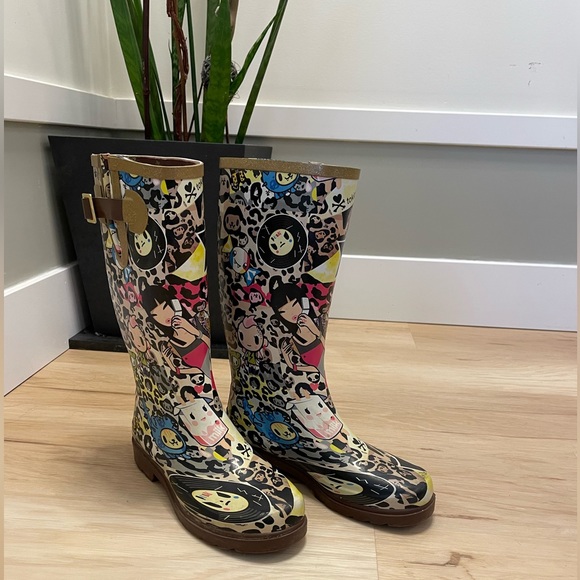 TOKIDOKI rain boots by CHOOKA Vintage - Picture 6 of 9